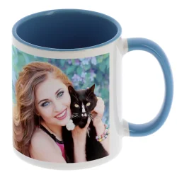MUG BLEU personnalisable