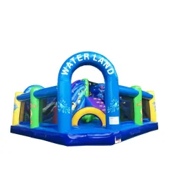 Château gonflable aquatique : l’animation idéale pour l’été