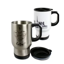 Impression mug isotherme personnalisable inox