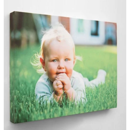 Photo imprimée sur toile, finition premium