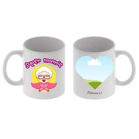 Mug personnalisable pour la fête des grand mère