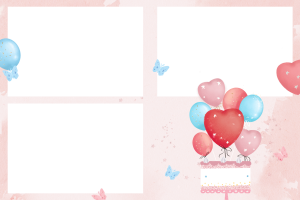 Anniv Ballon Papillon 15