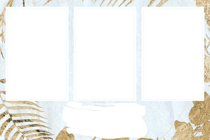 Anniv Feuille or bleu 12