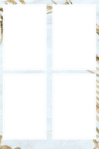 Anniv Feuille or bleu 5