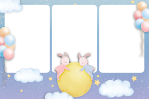 Lapin rose et Bleu 11