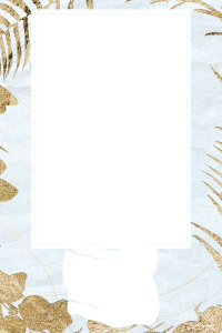 Anniv Feuille or bleu 9