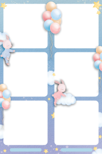 Lapin rose et Bleu 2