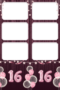 Anniv Ballon 16 Rose 3