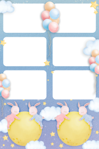 Lapin rose et Bleu 3