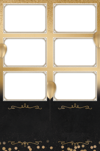 Anniv ballon or et noir 3