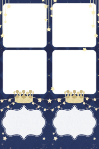 Anniv Couron etoile bleu 1