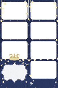 Anniv Couron etoile bleu 7