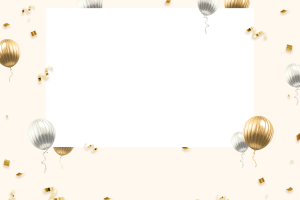 Anniv balon or et argent 14