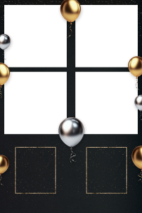 anniv ballon or argent 1