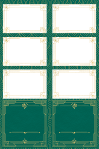 Anniv vintage vert 3